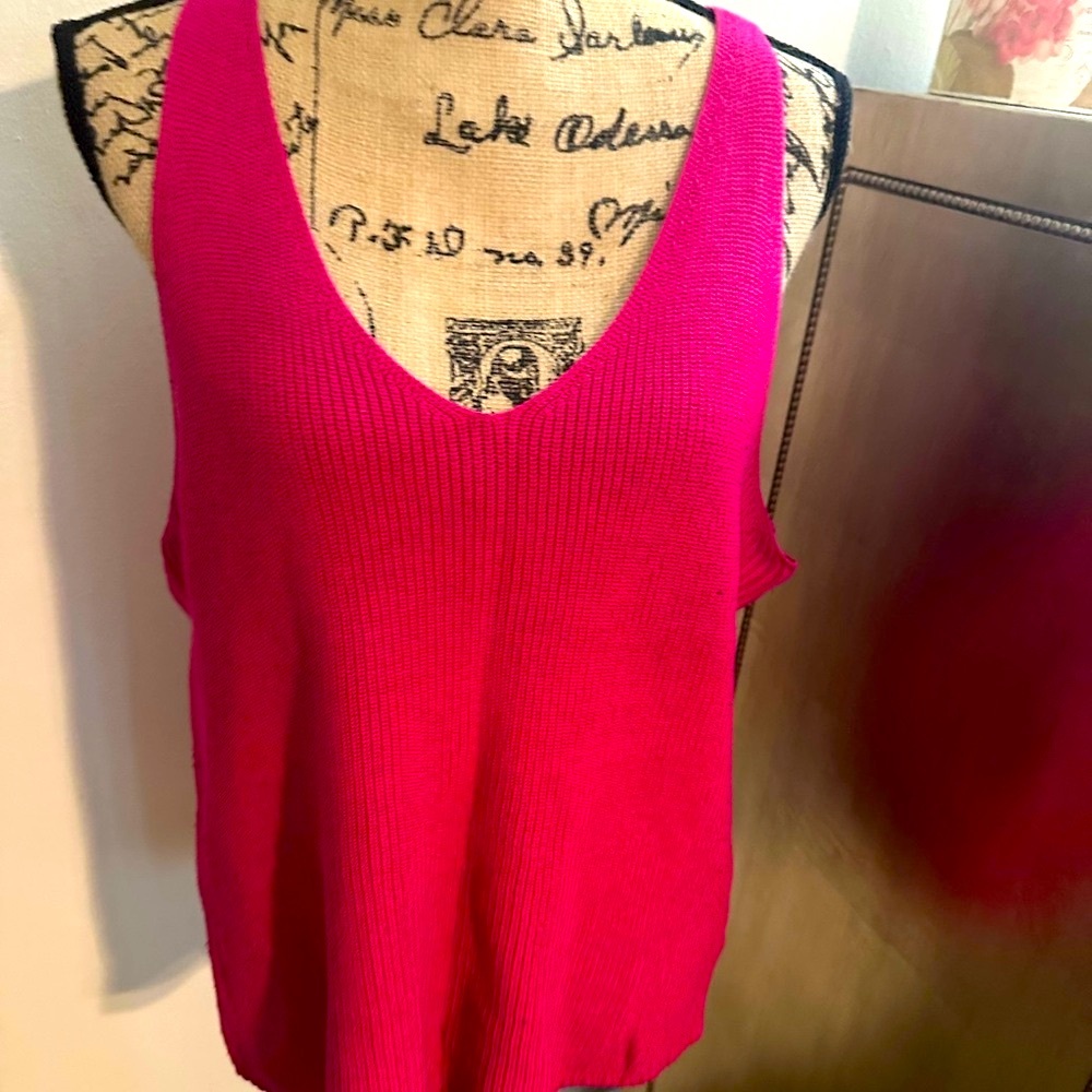 Ralph Lauren Women's Pink Sleeveless Top